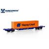 Sudexpress H0 Continental Rail Containertragwagen Sgnss, Hapag-Lloyd *werkseitig ausverkauft*