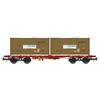 Sudexpress H0 CP Containertragwagen Sgmms, 2x20'-Tankcontainer AKZO NOBEL, Ep. V