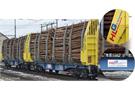 Sudexpress H0 HLG Container-Doppeltragwagen Sggmrrs, Smart GigaWood, Ep. VI