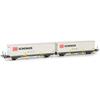 Sudexpress H0 RENFE Doppel-Containerwagen Laagrss, DB Schenker, Ep. VI