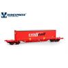 Sudexpress H0 Takargo Containertragwagen Sgnss, Crossrail *werkseitig ausverkauft*