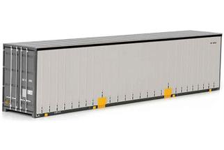 Sudexpress H0 Wechselaufbau 45', unbeschriftet *werkseitig ausverkauft*