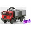 Tek Hoby H0 Saurer 6 DM 4x4 Swiss Army Fire Brigade red