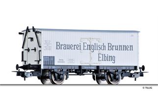 Tillig H0 KPEV Kühlwagen Brauerei Englisch Brunnen Elbing