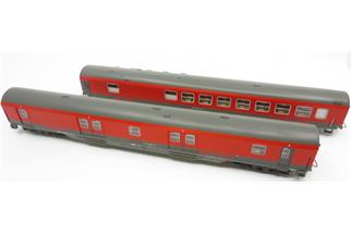 Tillig H0 rail in-club Personenwagen-Set SRm Jungle Bar/WRm Rail Resto, 2-tlg. (Sonderserie Schweiz)