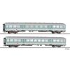 Tillig TT DB AG Reisezugwagen-Set ABn 703 + Bn 719, mintgrün, Ep. V, 2-tlg.