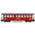 Train Line 45 IIm DFB Vierachs-Plattformwagen B 4233, rot