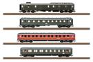 Trix H0 (DC) DB Reisezug-Wagenset 1 D 74 Hamburg-Altona - Basel SBB, Ep. III, 4-tlg.