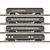 Trix H0 (DC Digital) UP Personenwagen-Set Heavyweight, Greyhound, Ep. III, 4-tlg. (MHI)