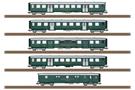 Trix H0 (DC) SBB Leichtstahlwagen-Set zu Ae 3/6 I, Ep. III, 5-tlg.