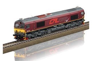 Trix H0 (DC Sound) CFL Cargo Diesellok Class 66, Ep. VI