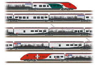 Trix H0 (DC Sound) SBB Elektrotriebzug-Grundset RABe 501 004-2, Ep. VI, 7-tlg. *komplett vorreserviert*