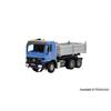 Viessmann H0 CarMotion Basis Startset, MB Actros Muldenkipper blau mit Rundumleuchten