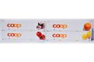Viessmann H0 Coop 45'-Kühlcontainer-Set 3 Zitronen/Orange/Pilze/Tomaten, 4-tlg. (Sonderserie)