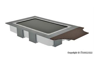 Viessmann H0 eMotion LCD-Swimmingpool mit bewegter Wasserszene