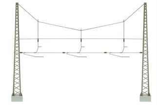 Viessmann H0 Oberleitung DB Quertragwerk 3-gleisig