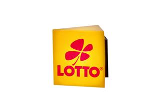 Viessmann H0 Reklameschild Lotto mit LED-Beleuchtung