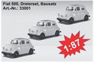 VK-Modelle H0 Bausatz Fiat 500 (Inhalt: 3 Stk.)