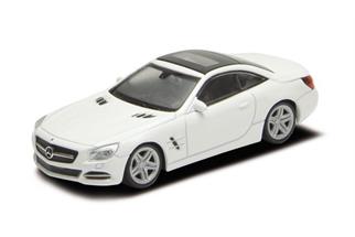Welly H0 MB 500 SL, 2012, weiss *werkseitig ausverkauft*