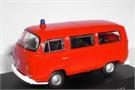 Welly H0 VW T2 Bus Feuerwehr 1972, rot