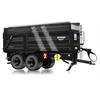 Wiking 1:32 Krampe Big Body 650 Hinterkipper mit Silageaufsatz, schwarz mit Reifenspuren