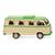 Wiking H0 Borgward B611 Campingbus, elfenbeinbeige/gelbgrün
