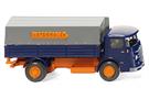 Wiking H0 Büssing 4500 Pritschen-LKW, blau/orange