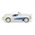 Wiking H0 Chevrolet Corvette, perlweiss/himmelblau