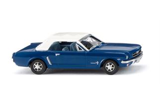 Wiking H0 Ford Mustang Cabrio, enzianblau