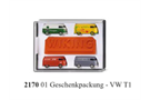 Wiking H0 Geschenkpackung VW T1 (Spezialpreis)