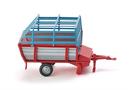 Wiking H0 Heuladewagen rot/grau