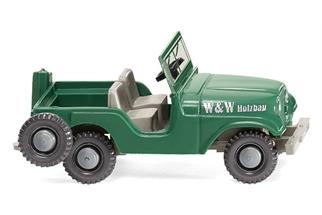 Wiking H0 Jeep W&W Holzbau *werkseitig ausverkauft*