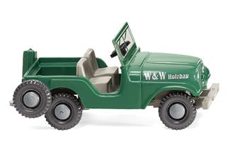 Wiking H0 Jeep W&W Holzbau