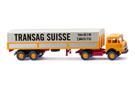 Wiking H0 Krupp 806 Pritschensattelzug, Transag Suisse