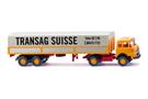 Wiking H0 Krupp 806 Pritschensattelzug, Transag Suisse