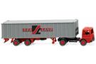 Wiking H0 MAN Containersattelzug Sealand