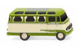 Wiking H0 MB O 319 Panoramabus, beige/grün