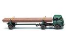 Wiking H0 MB Pullman Langholztransporter, moosgrün