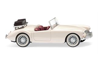 Wiking H0 MG A Roadster, perlweiss