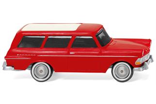 Wiking H0 Opel Rekord 1961 Caravan, rot