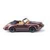 Wiking H0 Porsche 911 SC Cabrio, rauchquarz-metallic