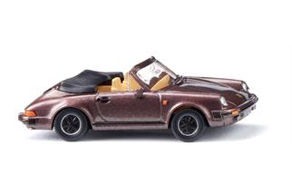Wiking H0 Porsche 911 SC Cabrio, rauchquarz-metallic