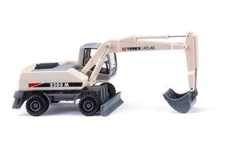 Wiking H0 TEREX Atlas Mobilbagger, perlweiss