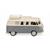 Wiking H0 VW T1 Campingbus, perlweiss/grau