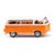 Wiking H0 VW T2b Bus, orange/weiss