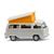 Wiking H0 VW T2b Campingbus, lichtgrau/weiss