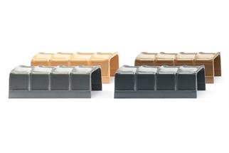 Wiking H0 Zubehörpackung Planen (Inhalt: 4 Stk.)