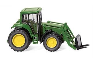 Wiking N John Deere 6820S mit Frontgabel