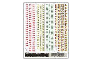 Woodland Decals Buchstaben Tuscan + Playbill