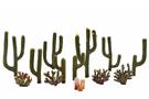 Woodland H0/N Cactus Plants